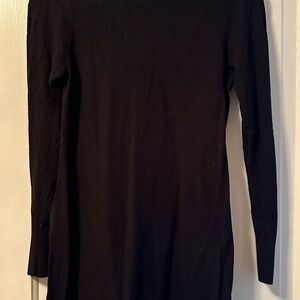 LOFT Black Long Sleeve Dress